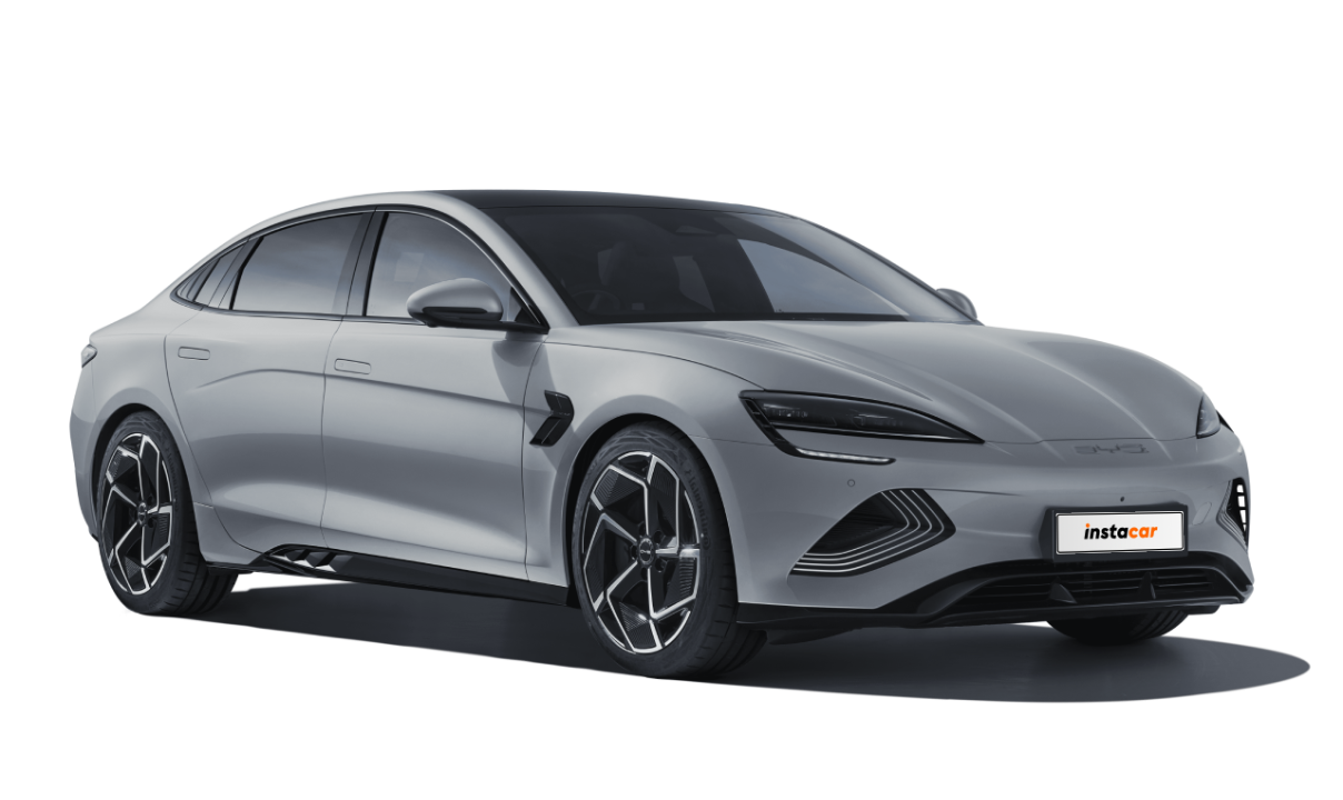 Silver BYD Seal electric sedan